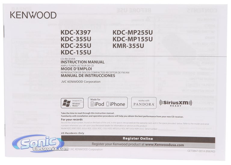 Kenwood KDC-155U Image 8