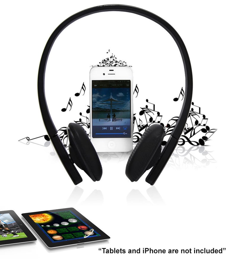 Limitless Creations DS610B (Black) Bluetooth Stereo Headphones Image 2