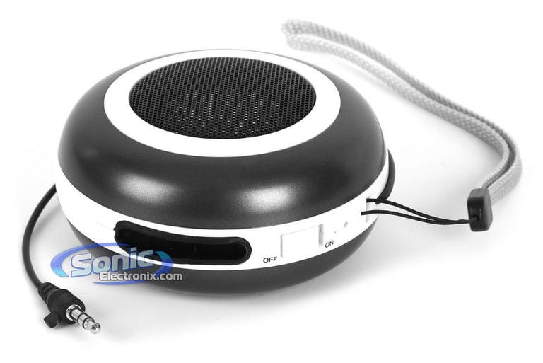 Coby CSMP25B Mini Portable Speaker (Black) Image 1