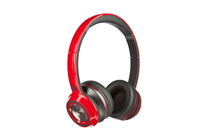 Monster NCredible NTune (NC MH NTU RD CU WW) On-Ear Headphones - Cherry Red Image 1