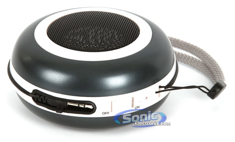 Coby CSMP25B Mini Portable Speaker (Black) Image 2