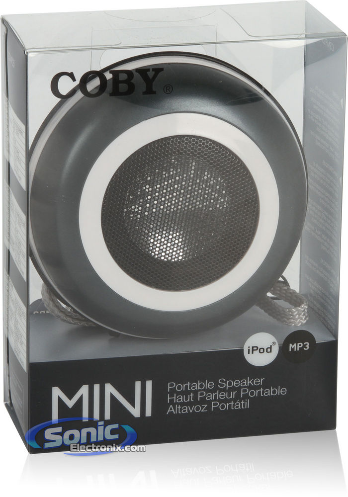 Coby CSMP25B Mini Portable Speaker (Black) Image 4
