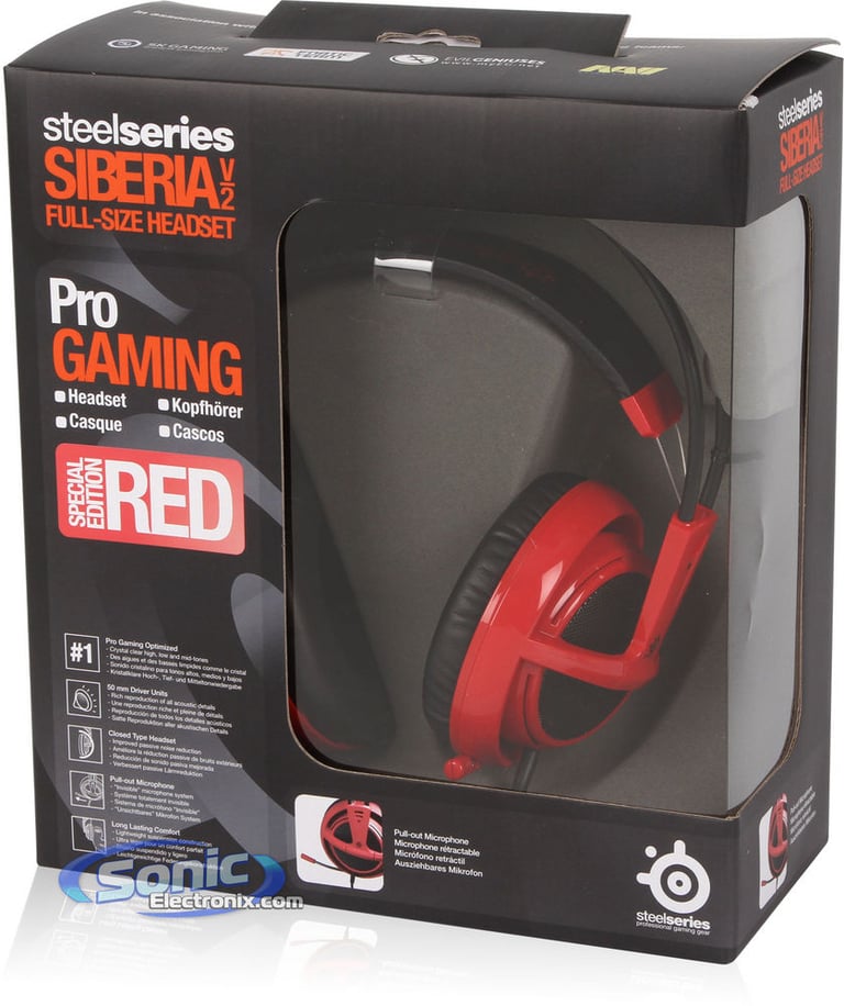 SteelSeries Siberia V2 (Red) Image 11