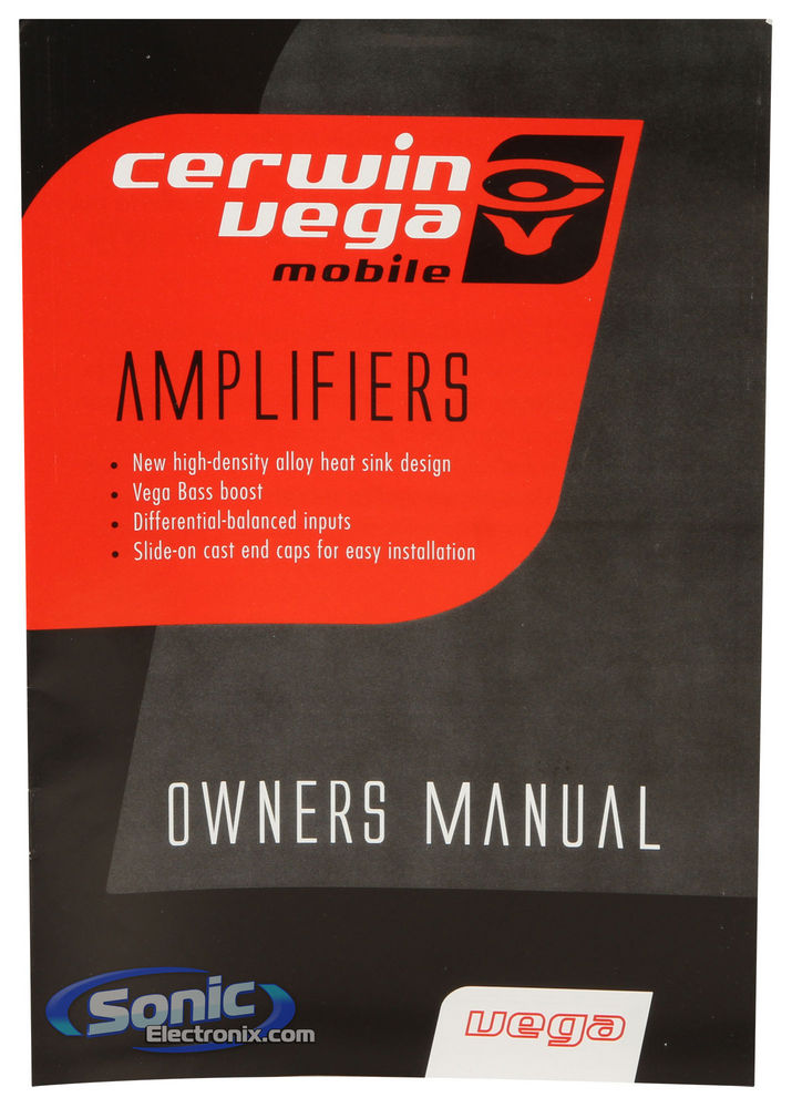 Cerwin-Vega VEGA600.1 Image 7