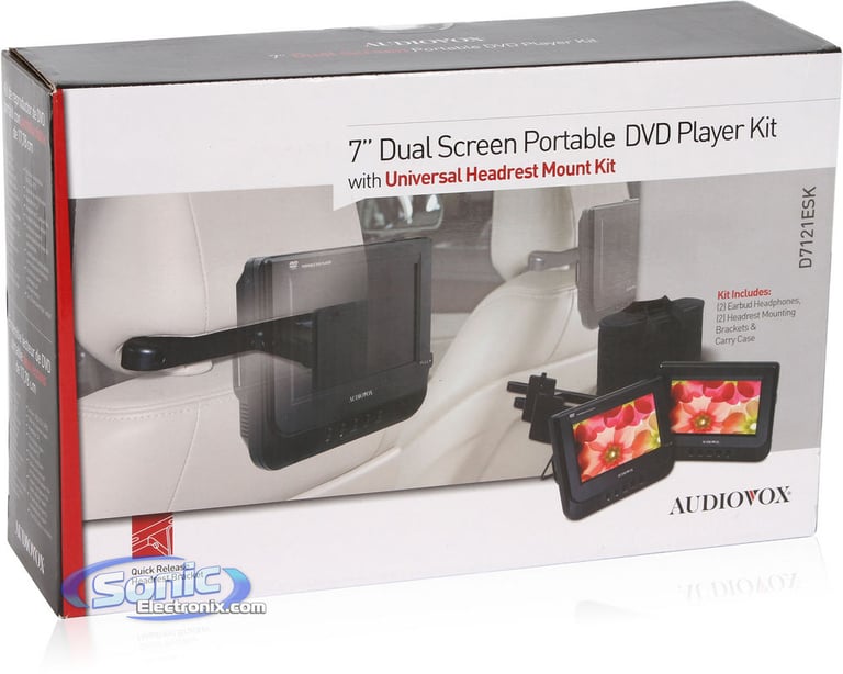 Audiovox D7121ESK Dual 7-Inch Portable DVD Players Image 14