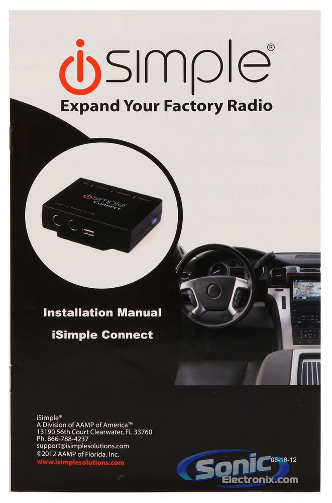 iSimple Connect GM Smartphone Music Streaming Kit (ISGM651) Image 9