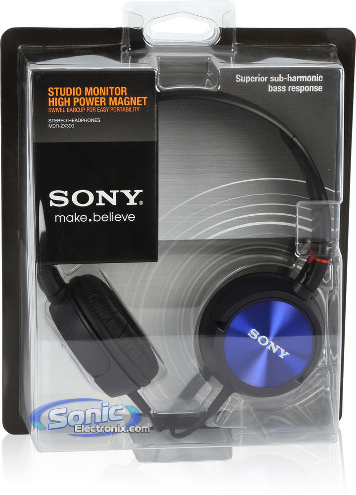 Sony MDR-ZX300 - Blue Image 7