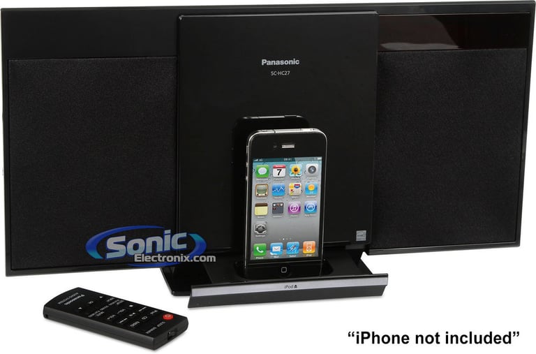 Panasonic SC-HC27 (SCHC27) Portable iPod Speaker Dock Image 1