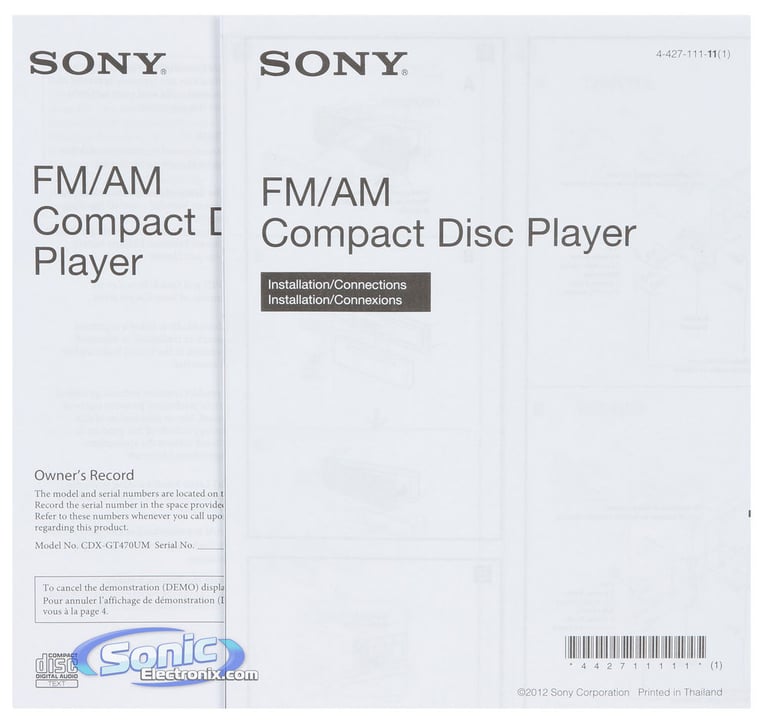 Sony CDX-GT470UM Image 7