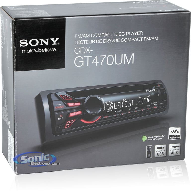 Sony CDX-GT470UM Image 8