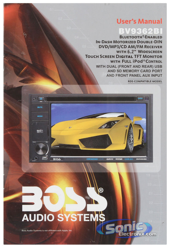 Boss BV9362BI OPEN BOX COMPLETE Image 18