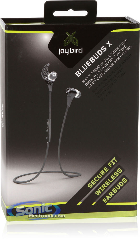 JayBird BlueBuds X BBX1MB - Midnight Black OPEN BOX COMPLETE Image 9