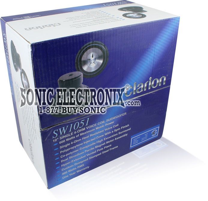 Clarion SW1051 Image 4