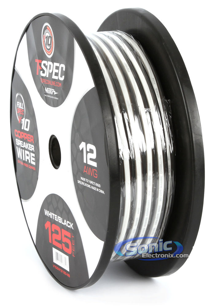 T-Spec 12 Gauge Speaker Wire (V10SW12125-WB) Image 2