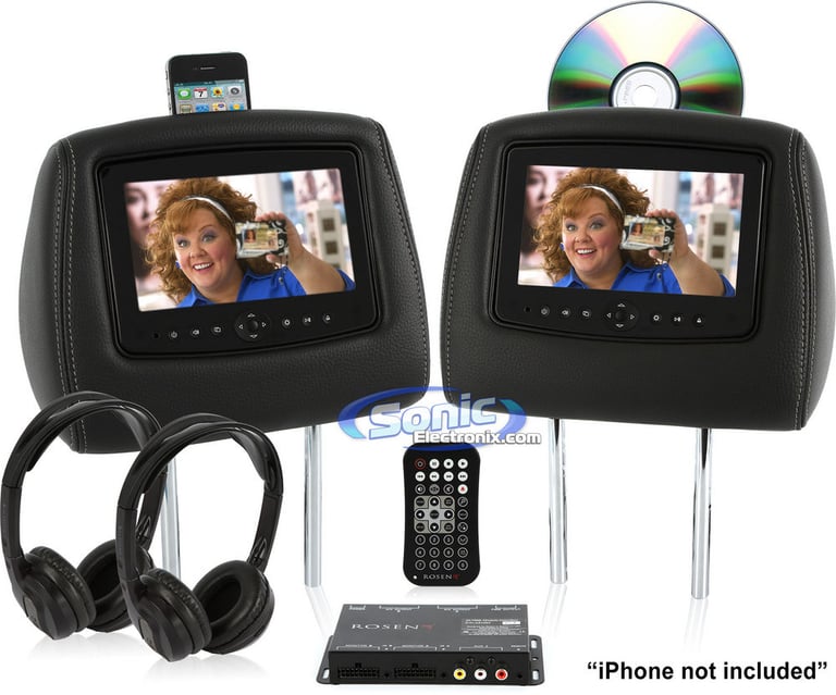 Carshow CS9000-DI Factory Matched Headrest Monitors Image 1