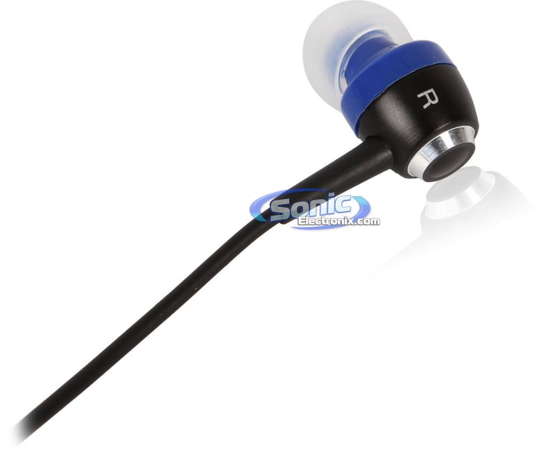 Denon AH-C100BU (AHC100BU) Urban Raver In-Ear Headphones - Blue/Black Image 2