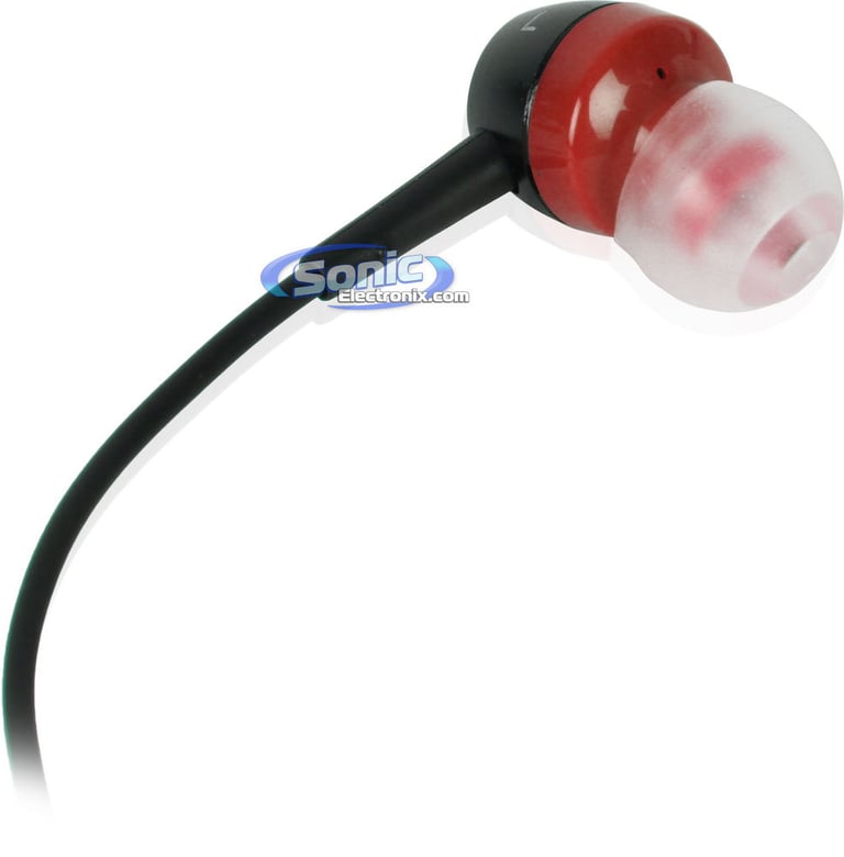 Denon AH-C100RD (AHC100RD) Urban Raver In-Ear Headphones - Red/Black Image 3