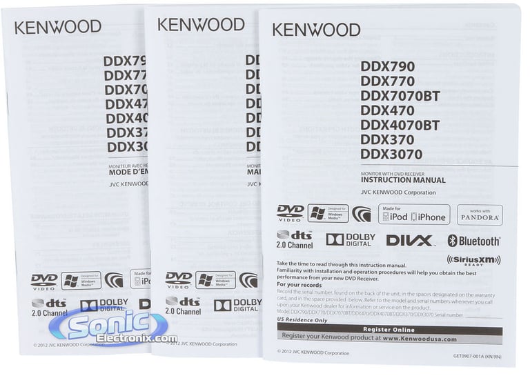 Kenwood DDX770 Image 11