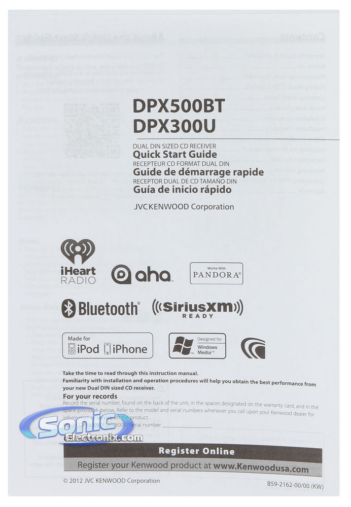 Kenwood DPX300U Image 8