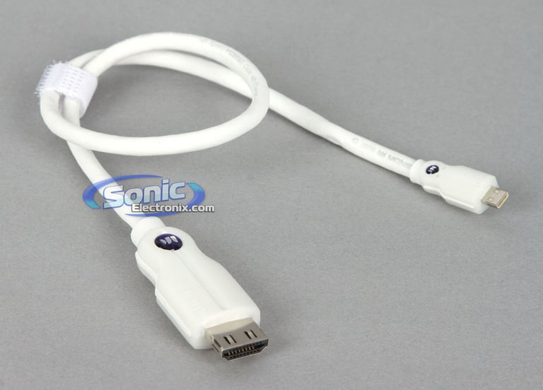 Monster (MBL DL HSST-1.5 D-A WW) Mobile SuperThin Micro HDMI Cable - 1.5-Feet Image 1