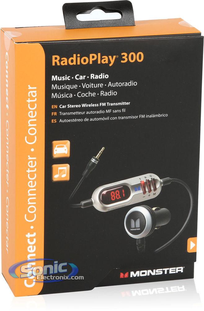Monster Mobile RadioPlay 300 (MBL MBL-FM XMTR300 EFS) Wireless FM Transmitter Image 5