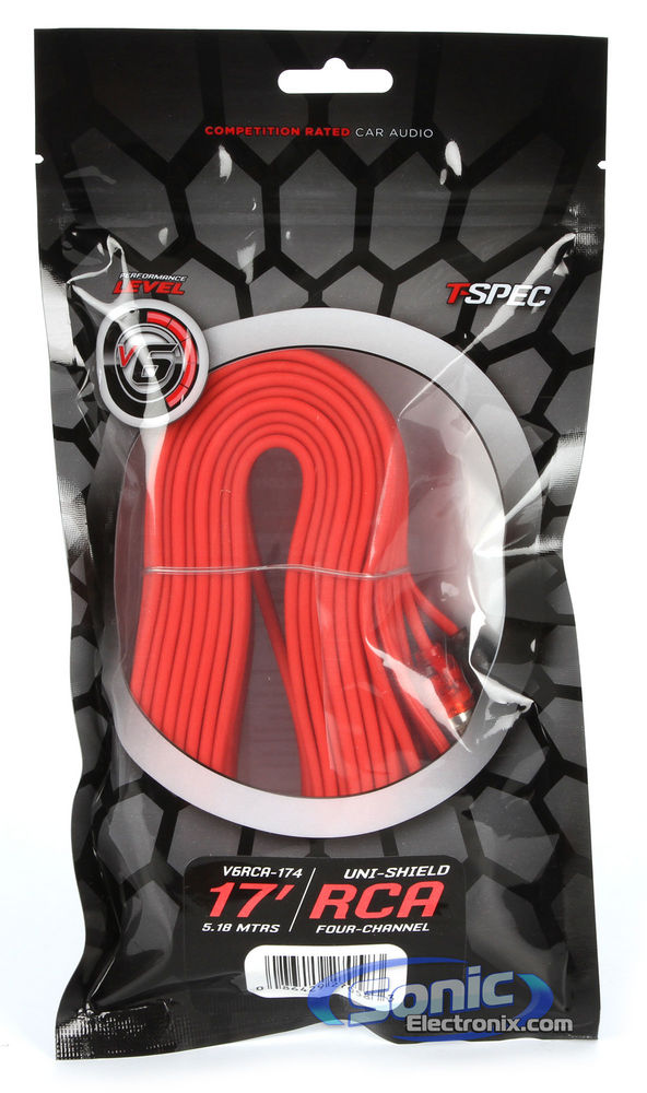 T-Spec 17 Ft 4-Channel RCA Cable (V6R174) Image 2