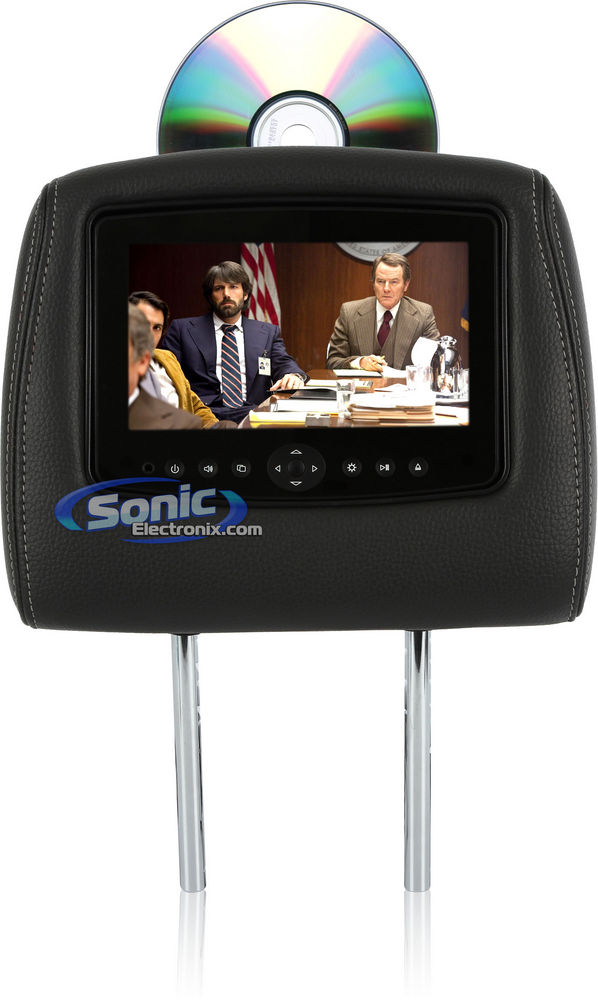Carshow CS9000-DD Factory Matched Dual DVD Headrest Monitors Image 2
