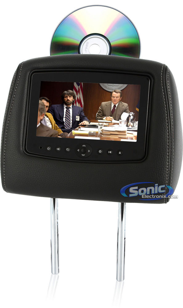 Carshow CS9000-DD Factory Matched Dual DVD Headrest Monitors Image 3