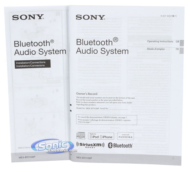 Sony MEX-BT3100P Image 9