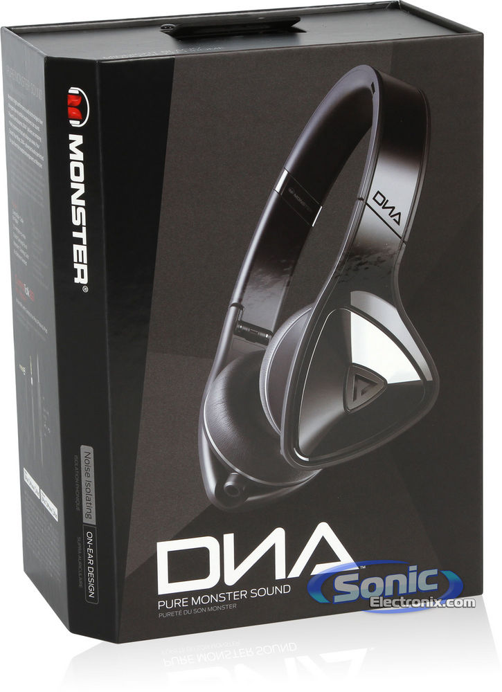 Monster DNA On-Ear Headphones (Black Chrome/Dark Grey) Image 9