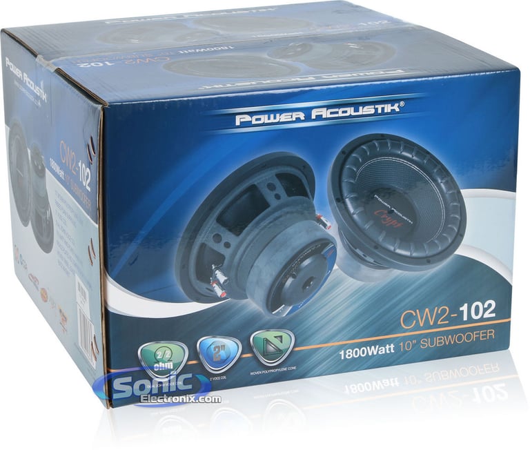 Power Acoustik CW2-102 Image 5