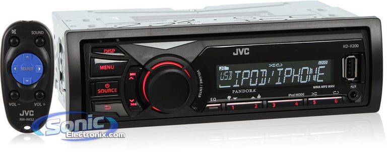 JVC KD-X200 (Factory Refurbished)-OPEN BOX  Image 1