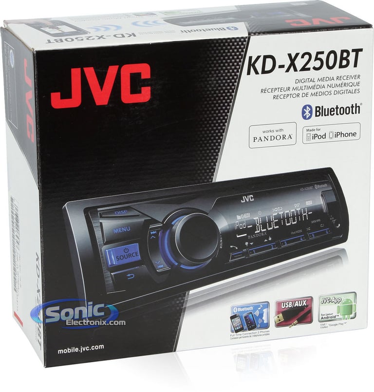 JVC KD-X250BT (Factory Refurbished) Image 9