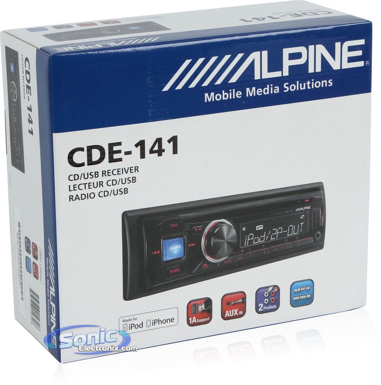 Alpine CDE-141 Image 7