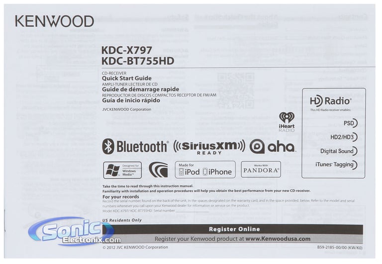 Kenwood KDC-BT755HD Image 8