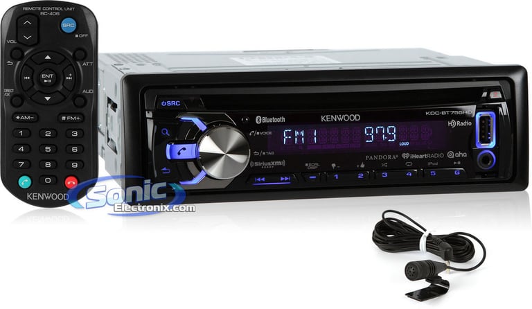 Kenwood KDC-BT755HD - Open Box, Acceptable but Missing part(s) (Used) Image 1