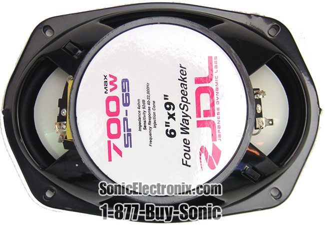 JDL SP69 6" x 9" 4-way Image 2
