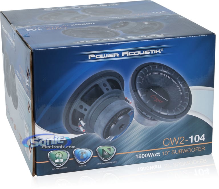 Power Acoustik CW2-104 Image 5