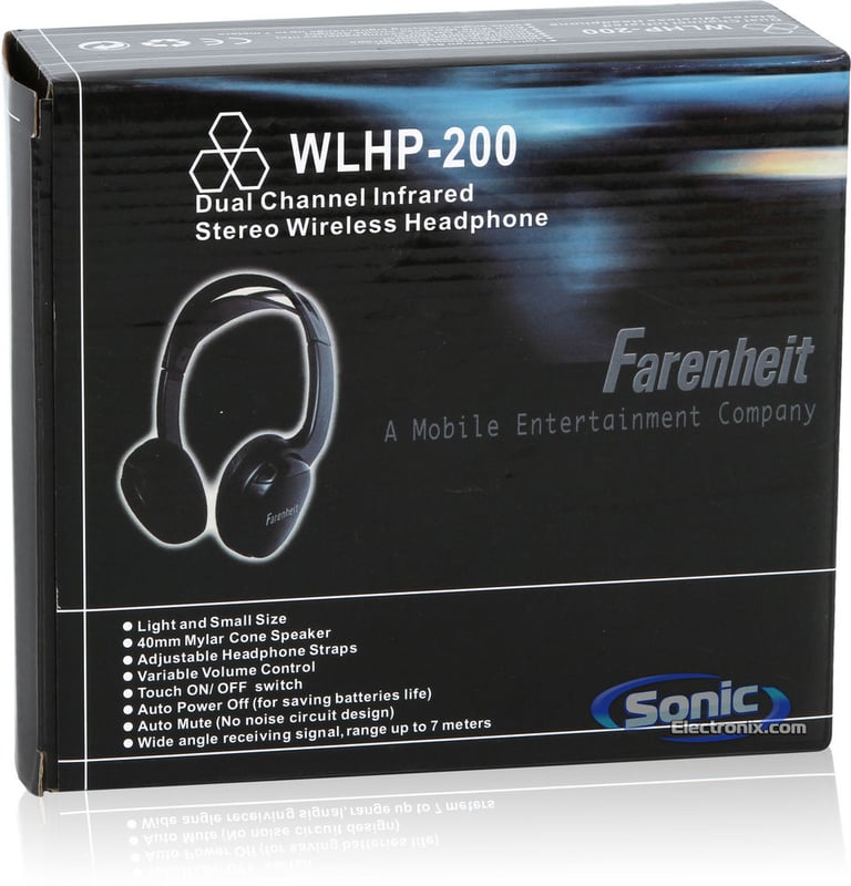 Farenheit WLHP-200 IR Car Headphones Image 6