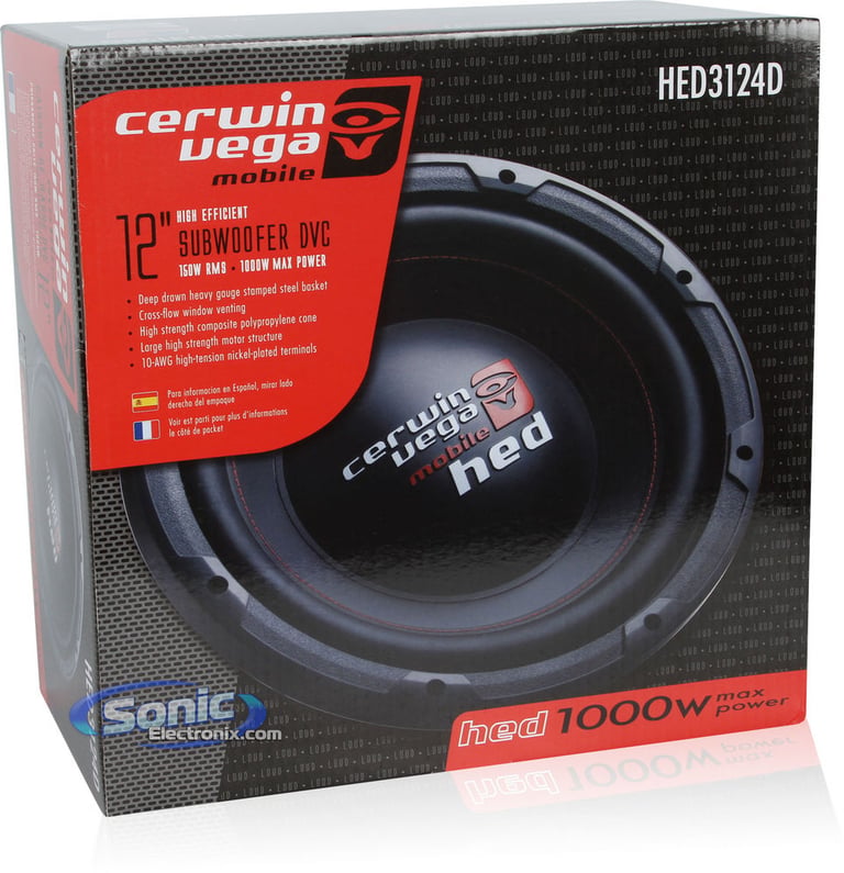 Cerwin-Vega HED3124D Image 4
