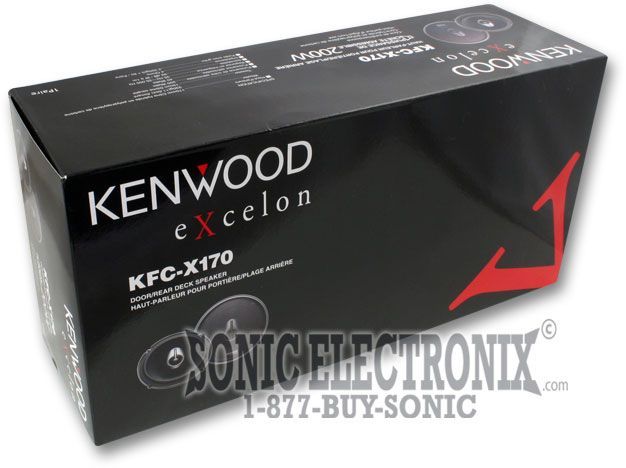 Kenwood eXcelon KFC-X170 Image 7