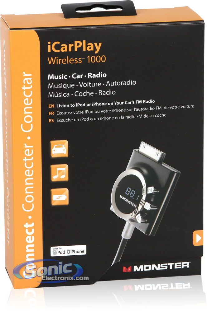 Monster Mobile iCarPlay (MBL AI 1000 FM-CH V2 EFS) Wireless FM Transmitter Image 4