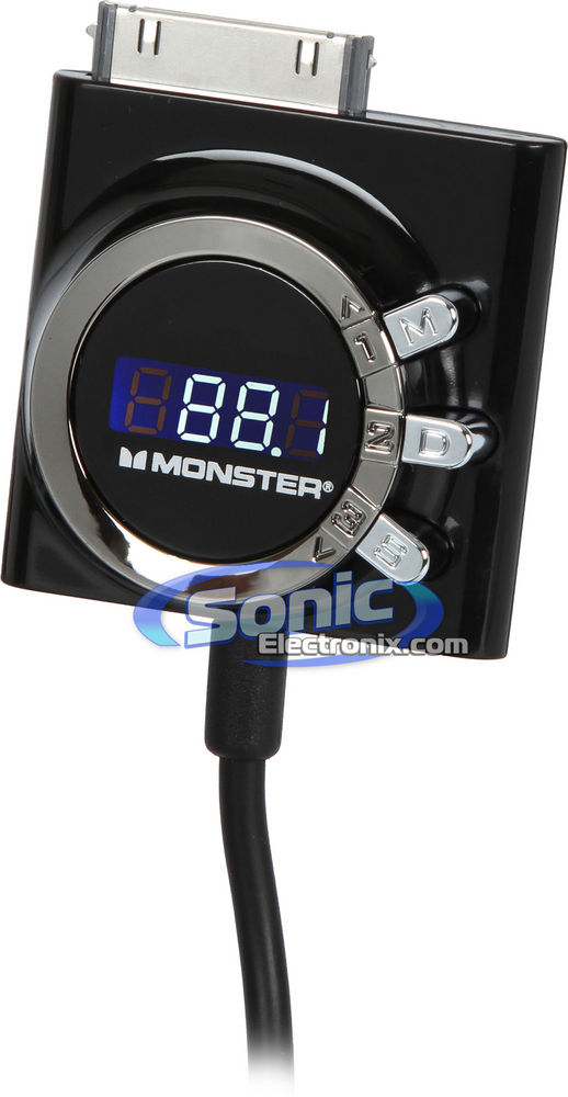 Monster Mobile iCarPlay (MBL AI 1000 FM-CH V2 EFS) Wireless FM Transmitter Image 1