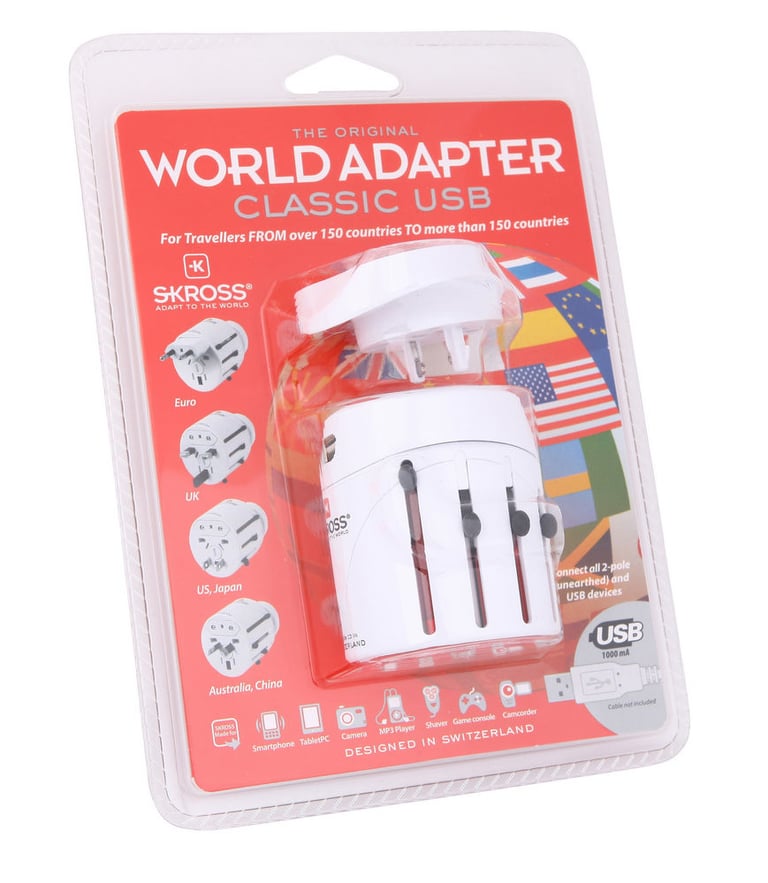Skross 1.300120 (1300120) World Adapter Classic USB Image 8