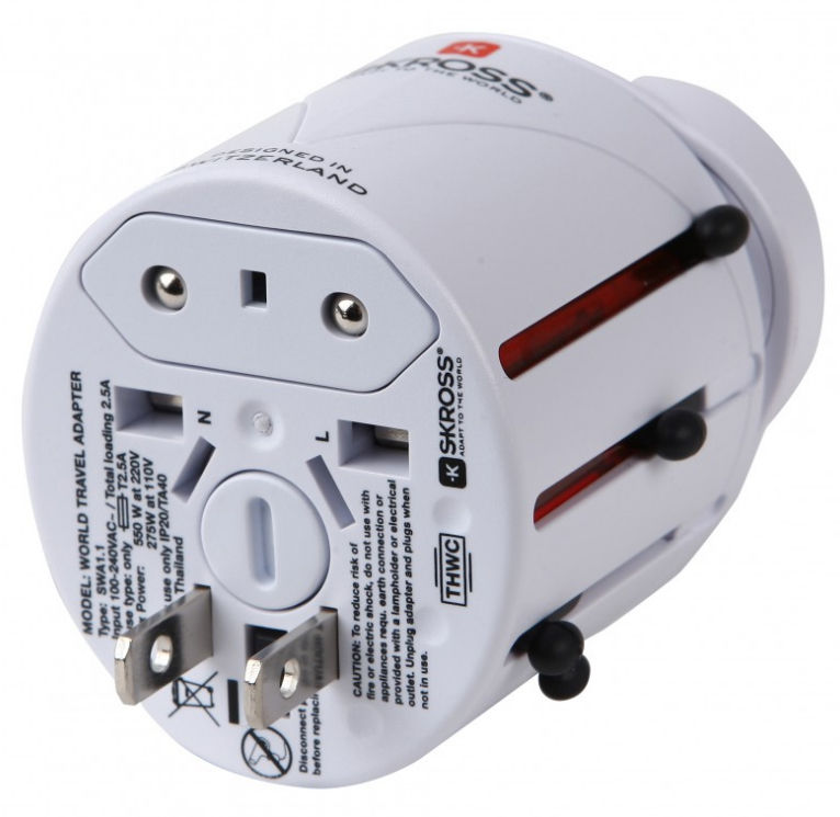 Skross 1.100160 (1100160) World Travel Adapter Classic Image 4
