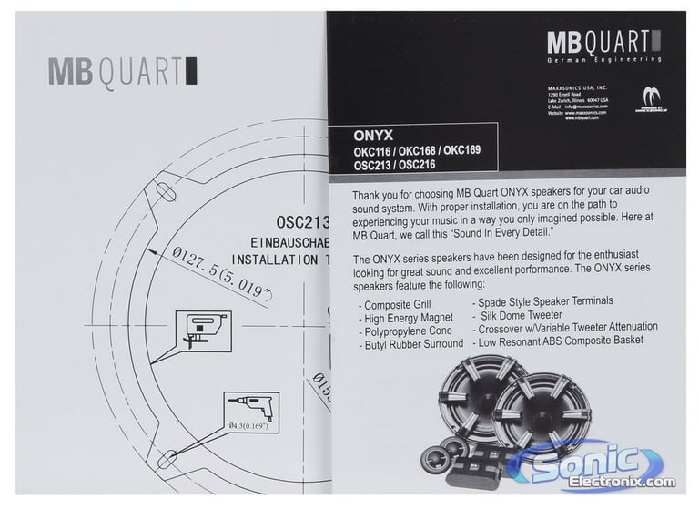 MB Quart OSC213- OPEN BOX  Image 10