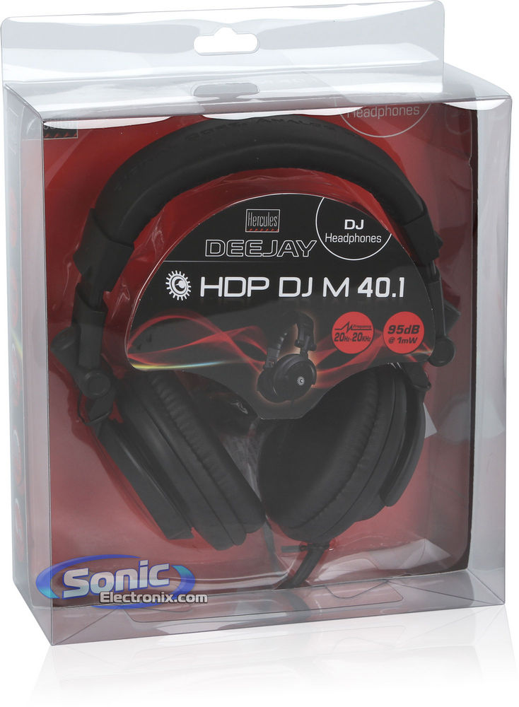 Hercules HDP DJ M 40.1 (HDP DJM40.1) DJ Style Over-Ear Headphones Image 8