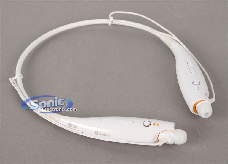 LG Tone HBS-700 (HBS700) White Wireless Bluetooth Stereo Headset Open Box  Image 10
