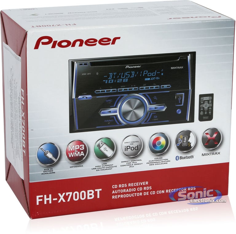 Pioneer FH-X700BT Open Box Image 8