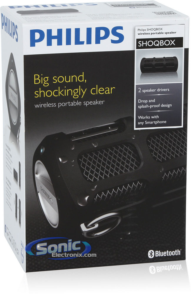 Philips SB7200/37 Shoqbox Black Wireless Bluetooth Speaker (Refurbished) Image 7